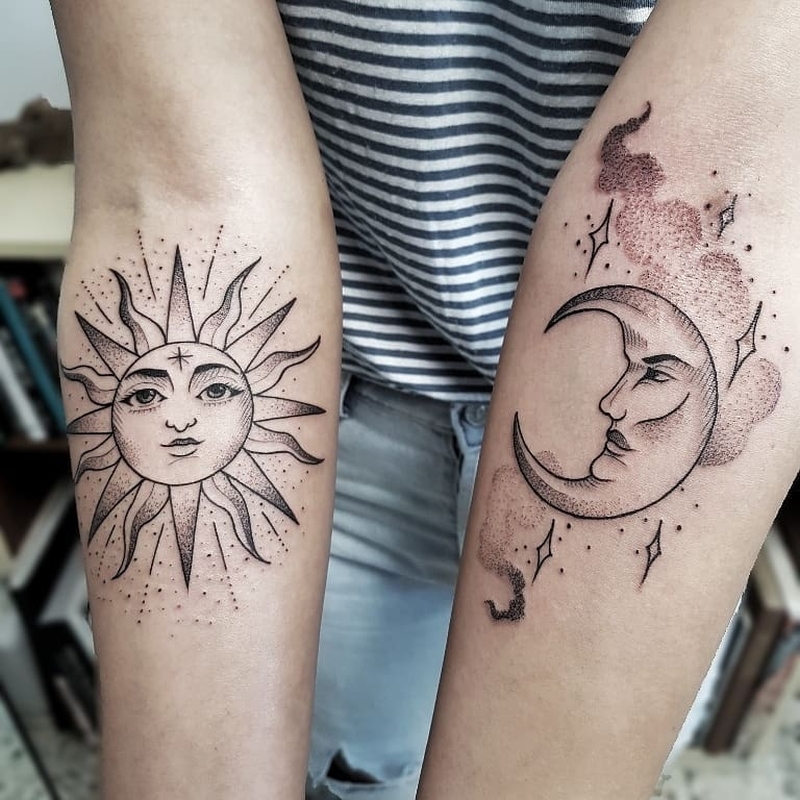 Lucky moon and sun tattoos with hidden meanings – The Daily Worlds