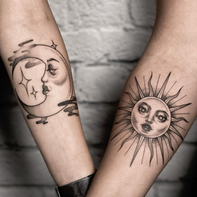 Lucky moon and sun tattoos with hidden meanings – The Daily Worlds