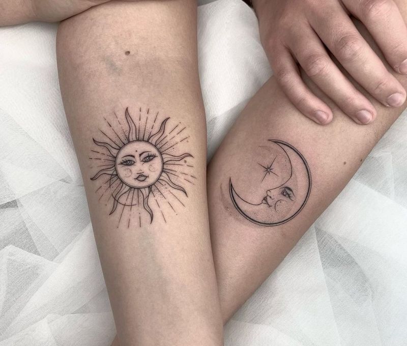 Lucky moon and sun tattoos with hidden meanings – The Daily Worlds