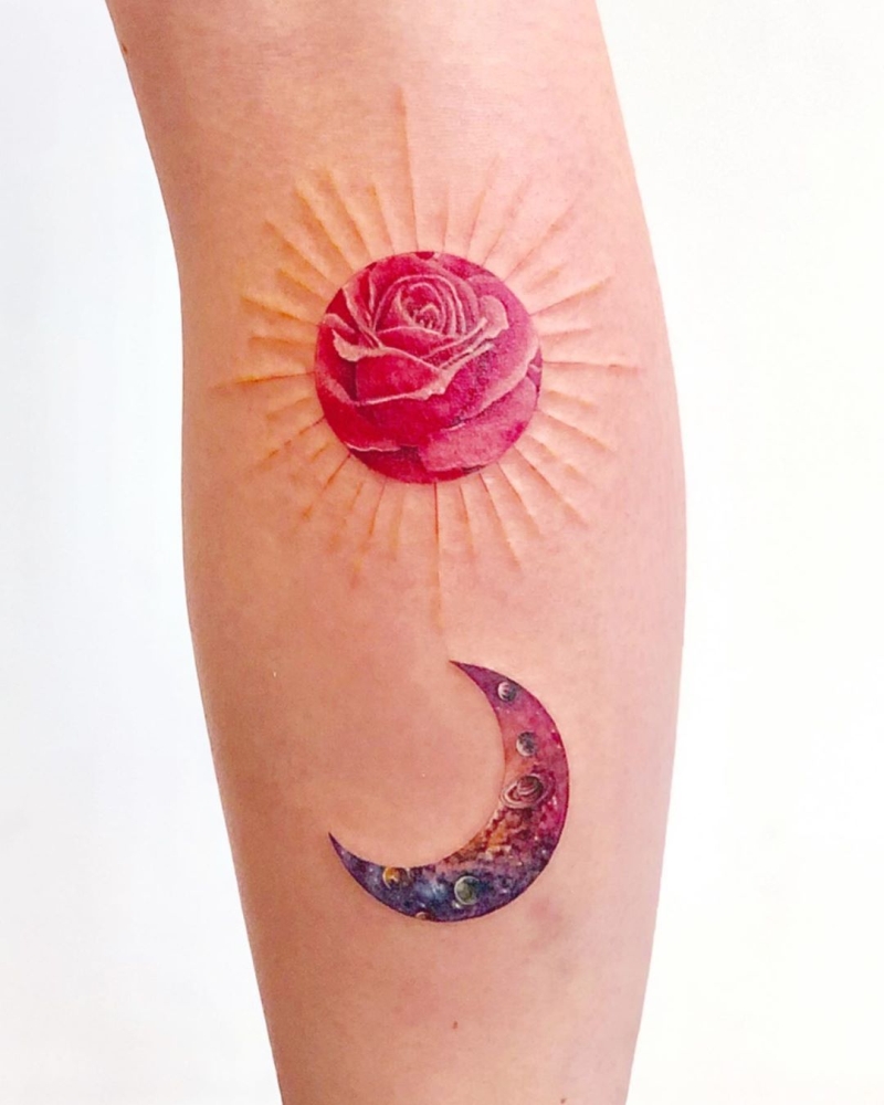 Lucky moon and sun tattoos with hidden meanings – The Daily Worlds