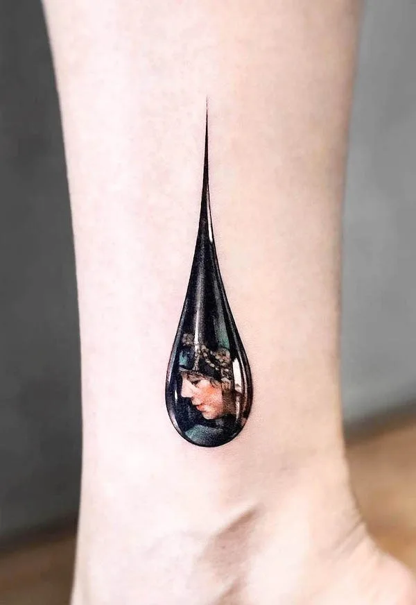 A drop of art by @newtattoo_neuneu