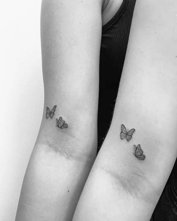 Butterfly tattoo by @romankytetovacky