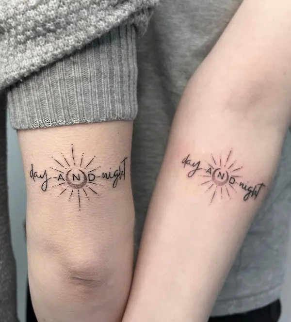 Ngày và đêm của @michaelafoordentattoo