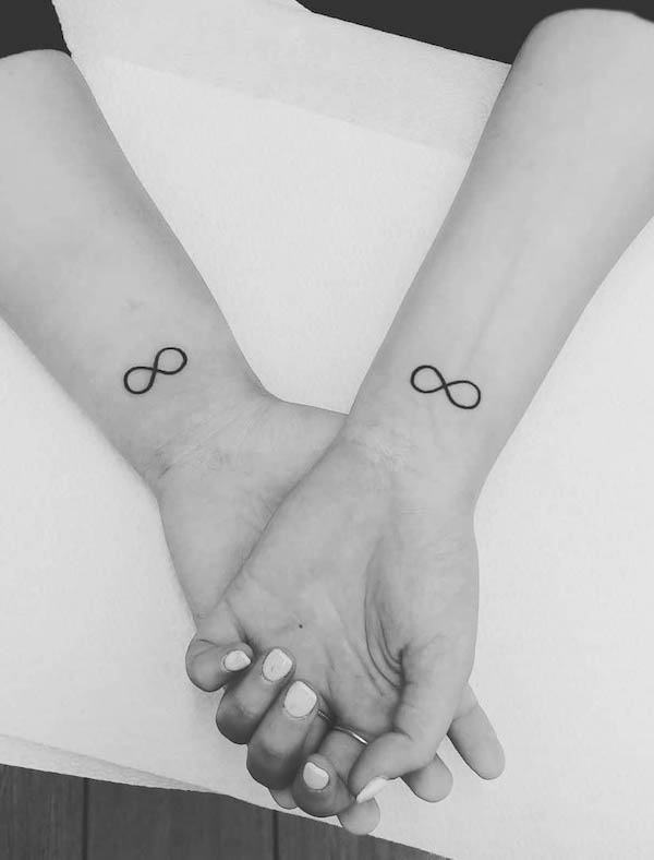 Infinity love symbol tattoo by @mr.jones_.tattoo