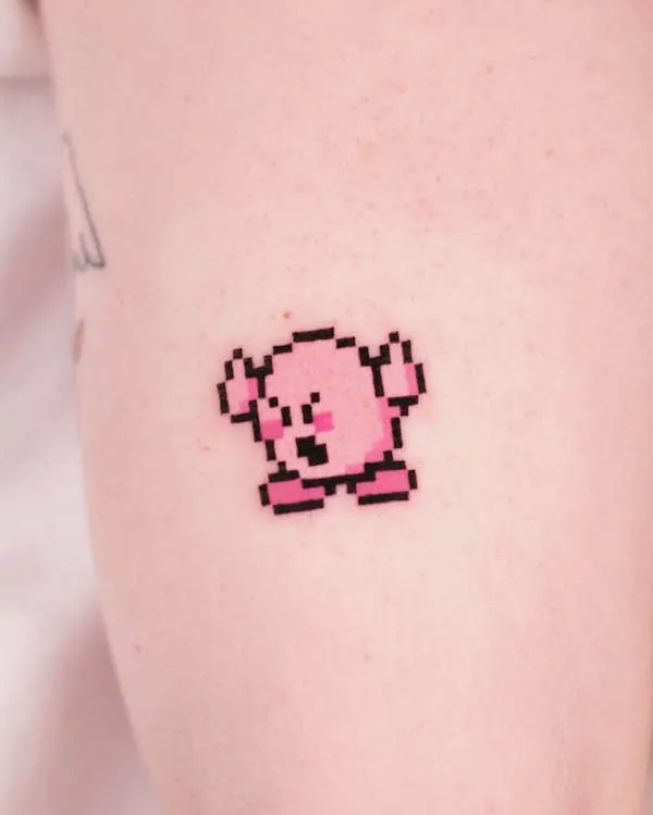 Minecraft pokemon tattoo by @88world.co_.kr_