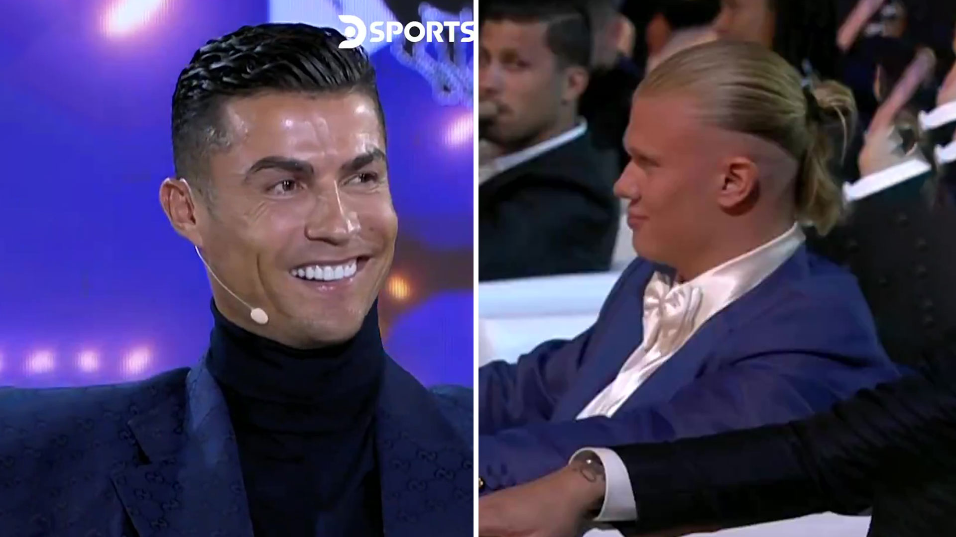 Cristiano Ronaldo labels himself 'best goalscorer' in the world - but fans  distracted by Erling Haaland's reaction | The Sun