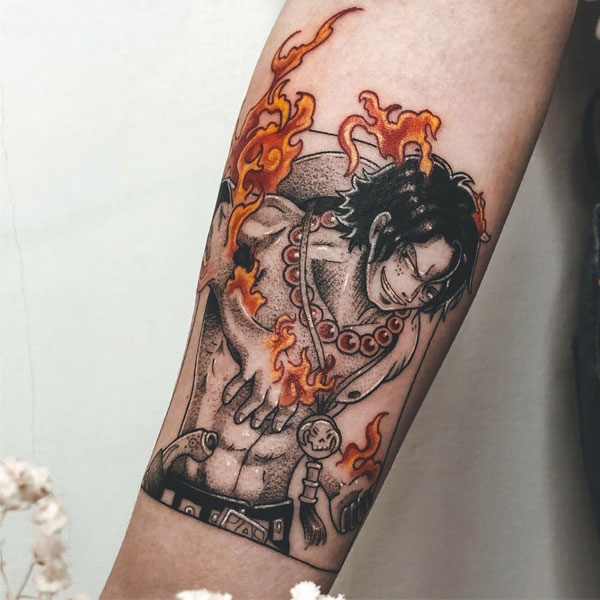 Tattoo hoạt hình ace