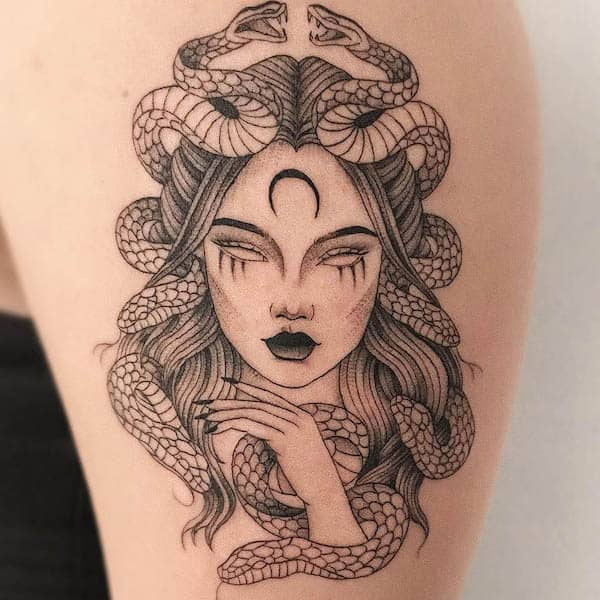 Tattoo medusa kiêu sa