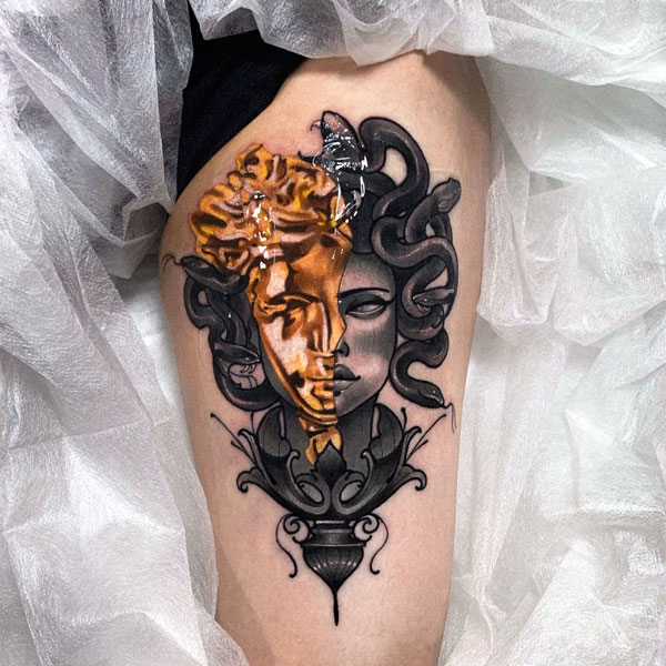 Tattoo medusa siêu đẹp