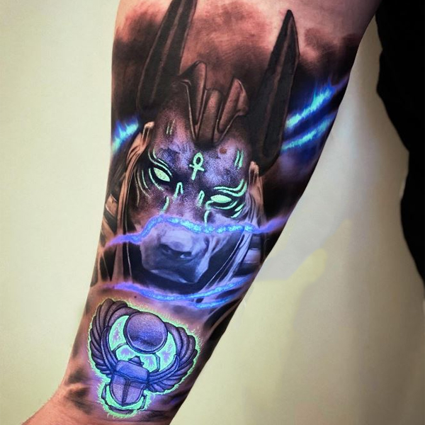 Tattoo anubis 3d