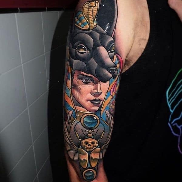 Tattoo anubis cho nam