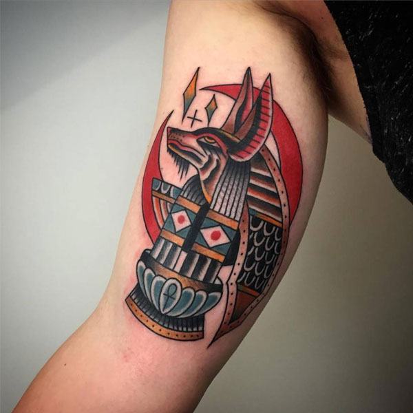 Tattoo anubis cực ngầu