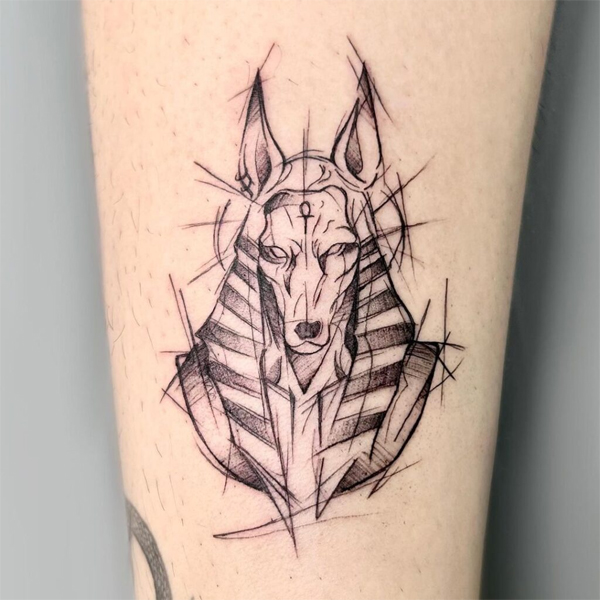 Tattoo anubis mini