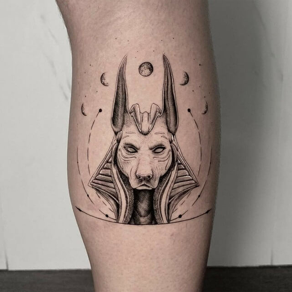 Tattoo anubis nhỏ đẹp