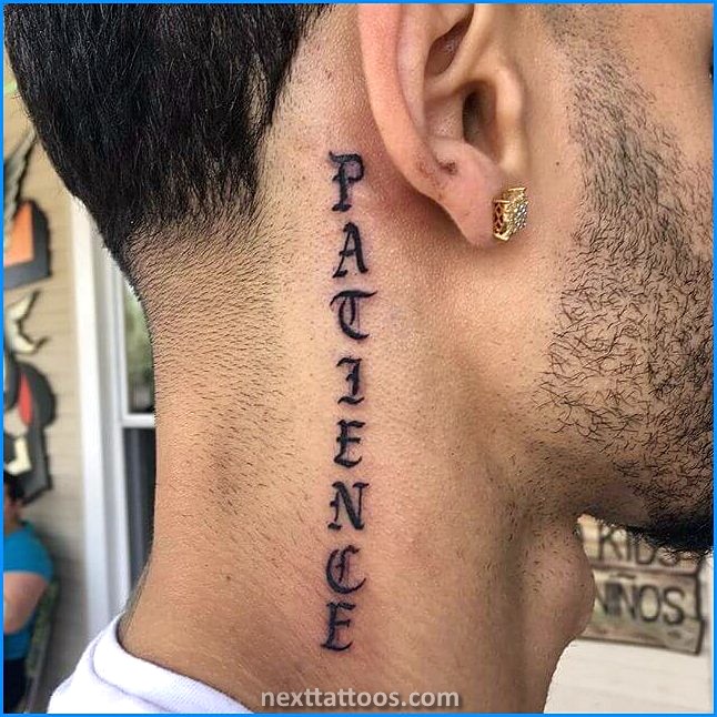 Small Mens Small Neck Tattoo Ideas