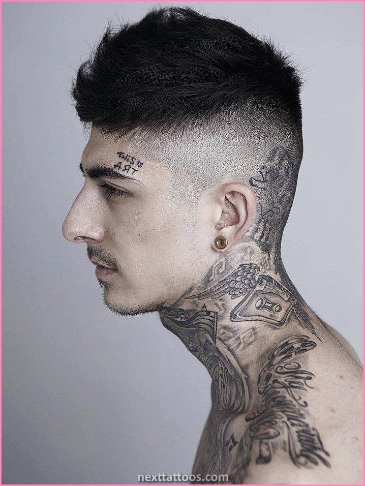 Small Mens Small Neck Tattoo Ideas