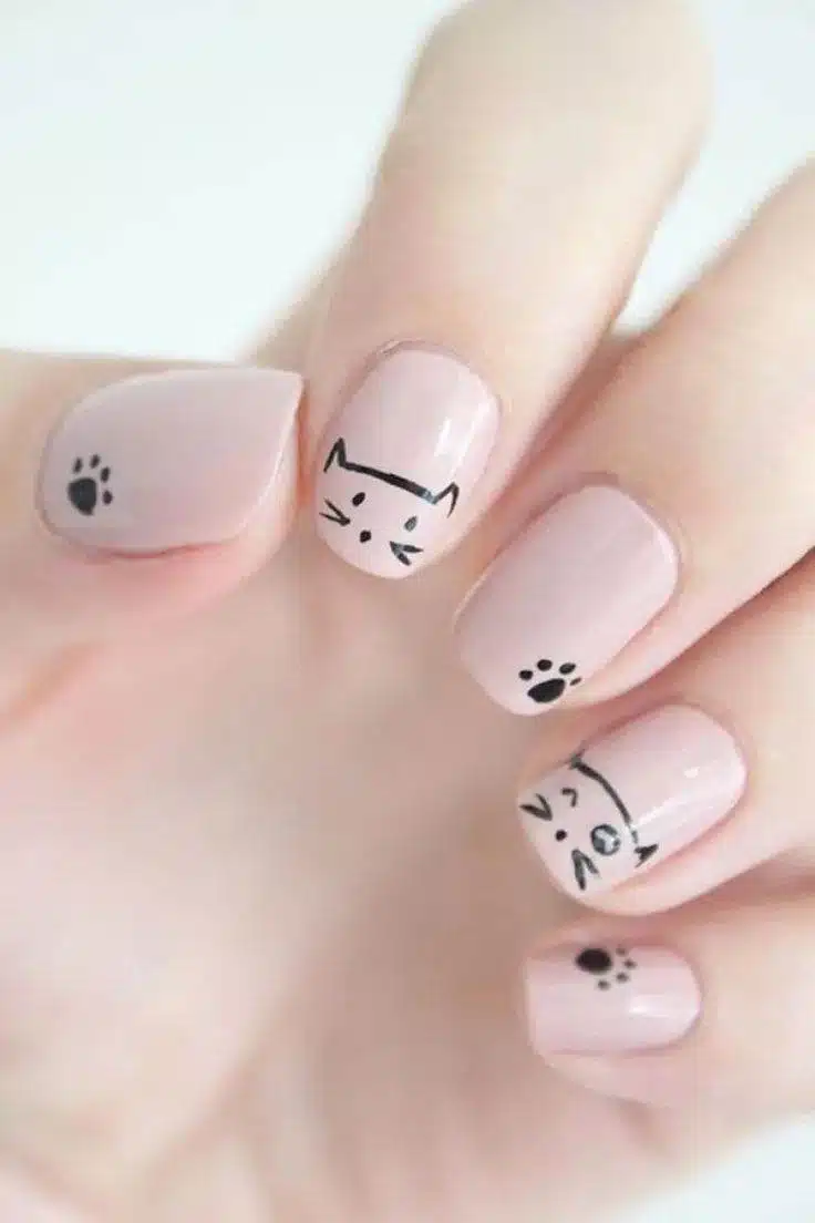 30 Beginner Short Nail Designs Too Cute To Skip - 211