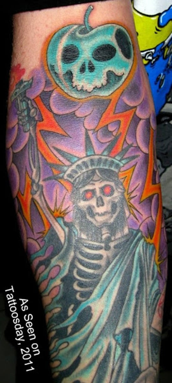 statue of liberty tattoo (23)