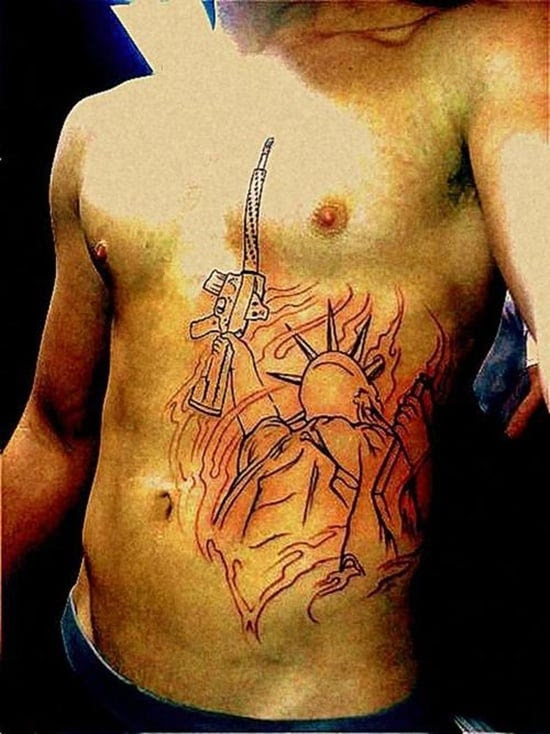 statue of liberty tattoo (25)