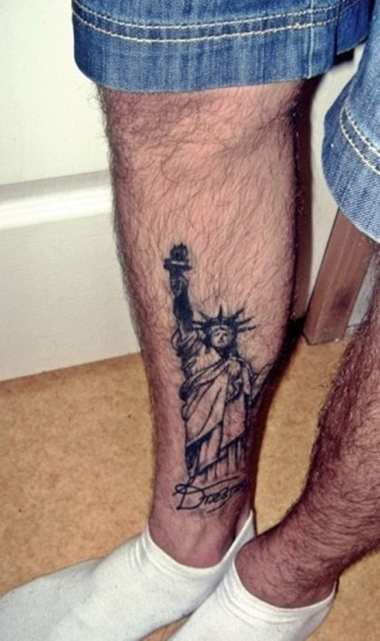 statue of liberty tattoo (2)