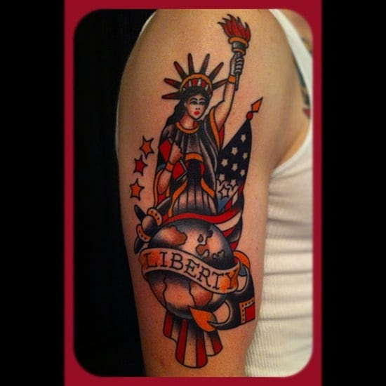 statue of liberty tattoo (11)