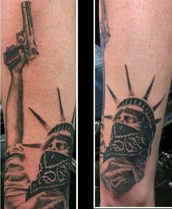 statue of liberty tattoo (3)