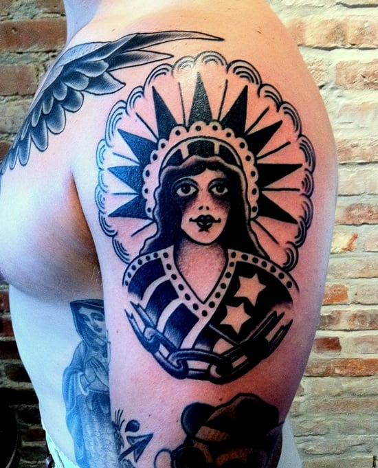 statue of liberty tattoo (24)