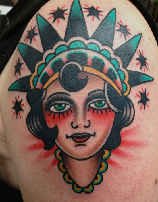 statue of liberty tattoo (22)