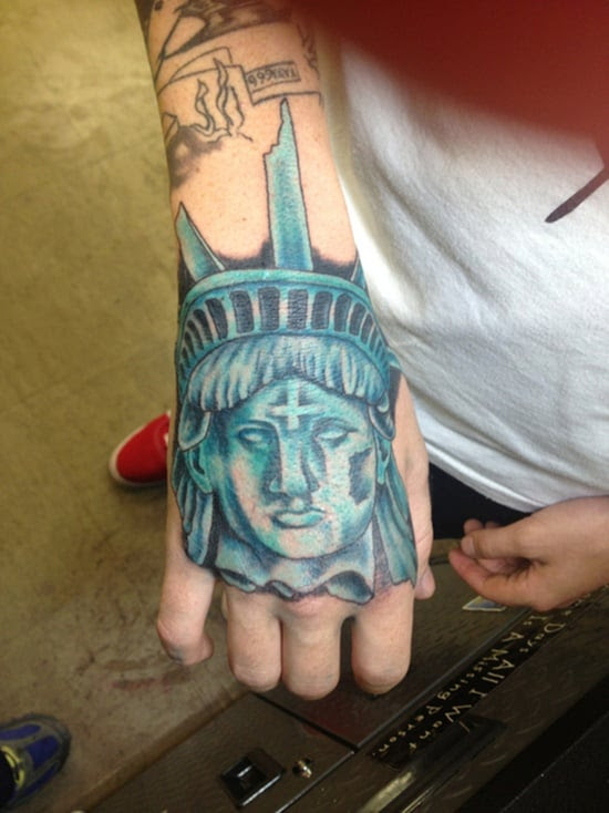 statue of liberty tattoo (30)