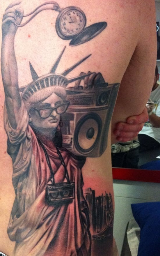 statue of liberty tattoo (6)