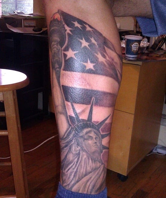 statue of liberty tattoo (14)