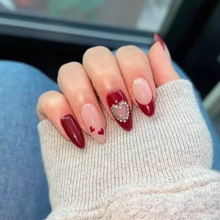 Burgundy Heart