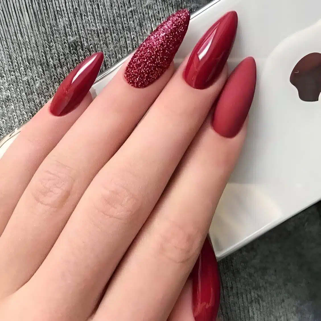 Fun Red Nails