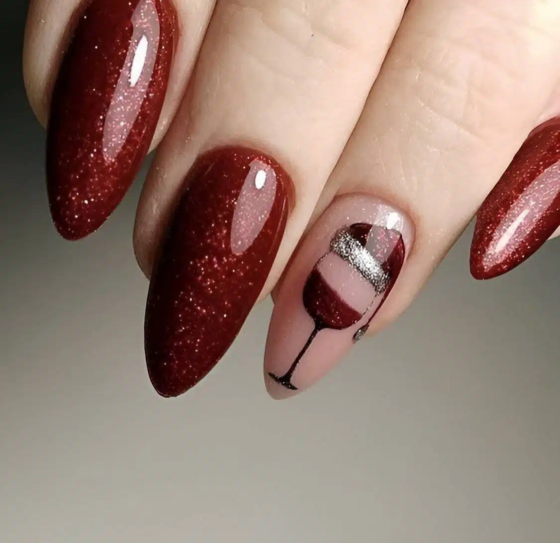 Red Wine Nails