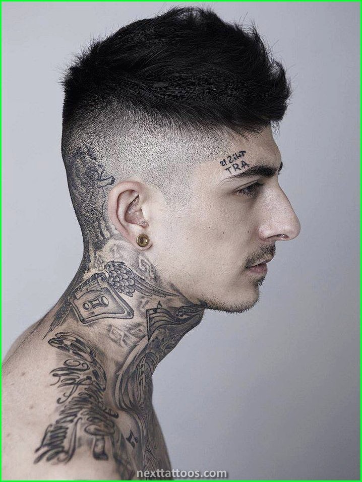 Small Mens Small Neck Tattoo Ideas