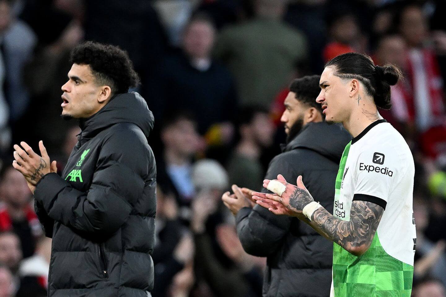 The Athletic | Football on X: "Jurgen Klopp says Liverpool trio Luis Diaz, Darwin  Nunez and Cody Gakpo all sustained injuries in their 4-3 defeat against  Manchester United. More from @GarrickOmar ⬇️