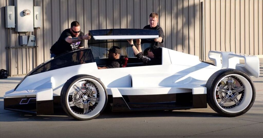 50 Cent spent six figures on his White Lightening Jet Car