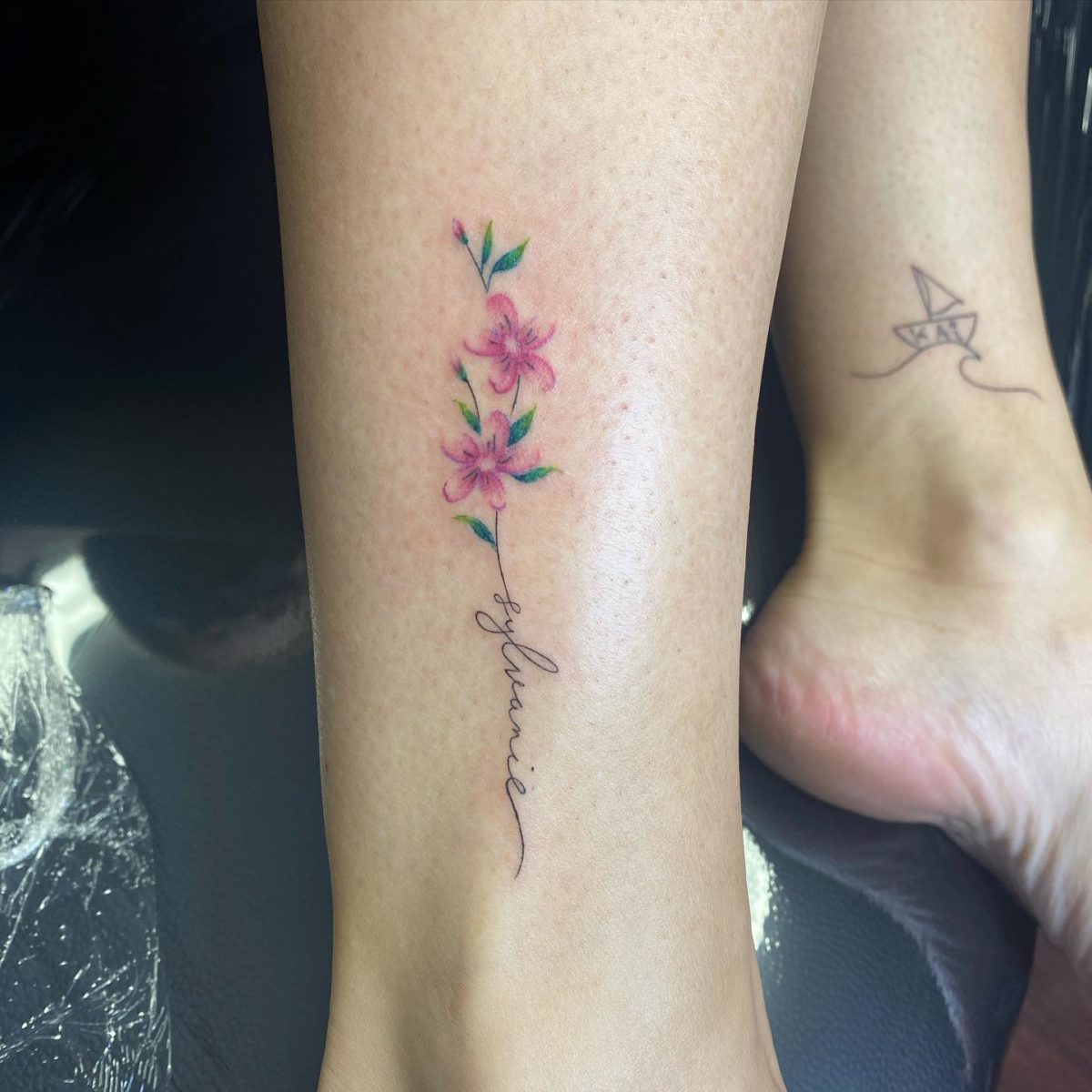 Fresh Flower Name Tattoo Ideas