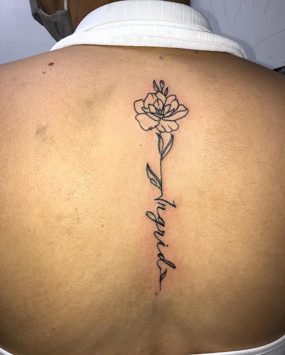 Fresh Flower Name Tattoo Ideas