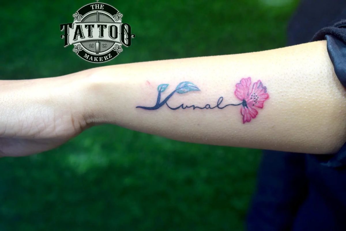 Fresh Flower Name Tattoo Ideas