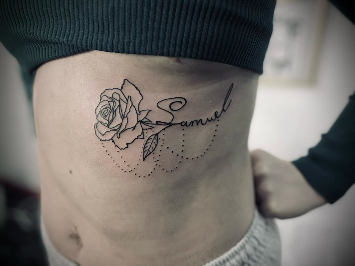 Fresh Flower Name Tattoo Ideas