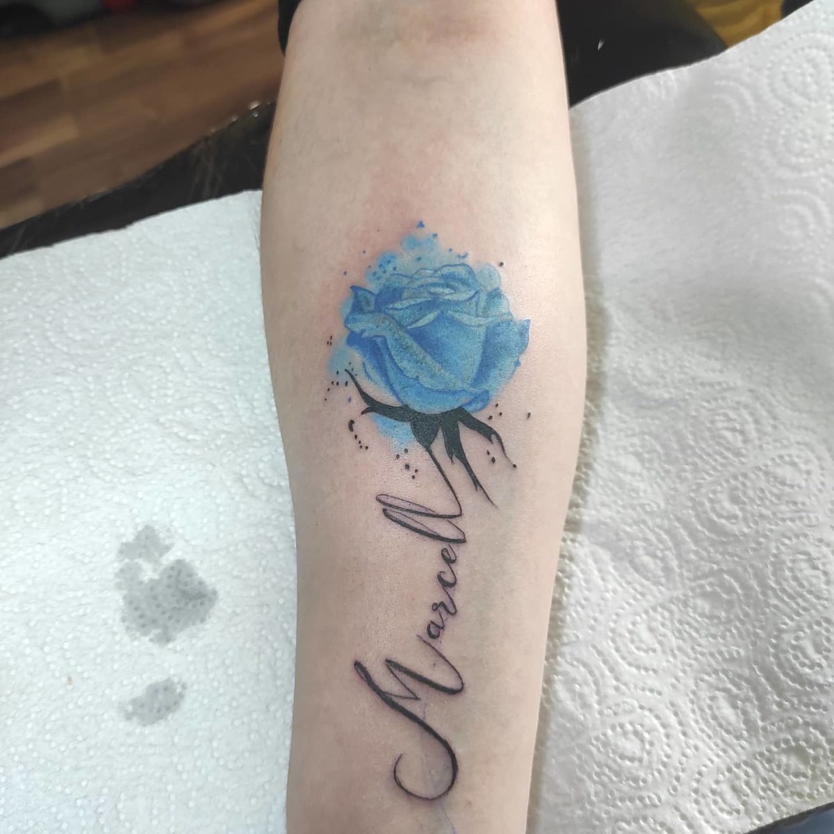 Fresh Flower Name Tattoo Ideas