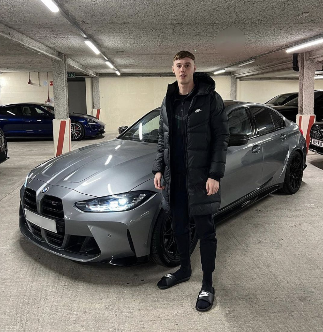 As Palmer became a name at Man City, he splashed the cash on a £71k beamer