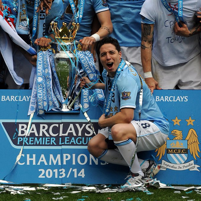 Nasri vô địch Ngoại hạng Anh cùng Man City