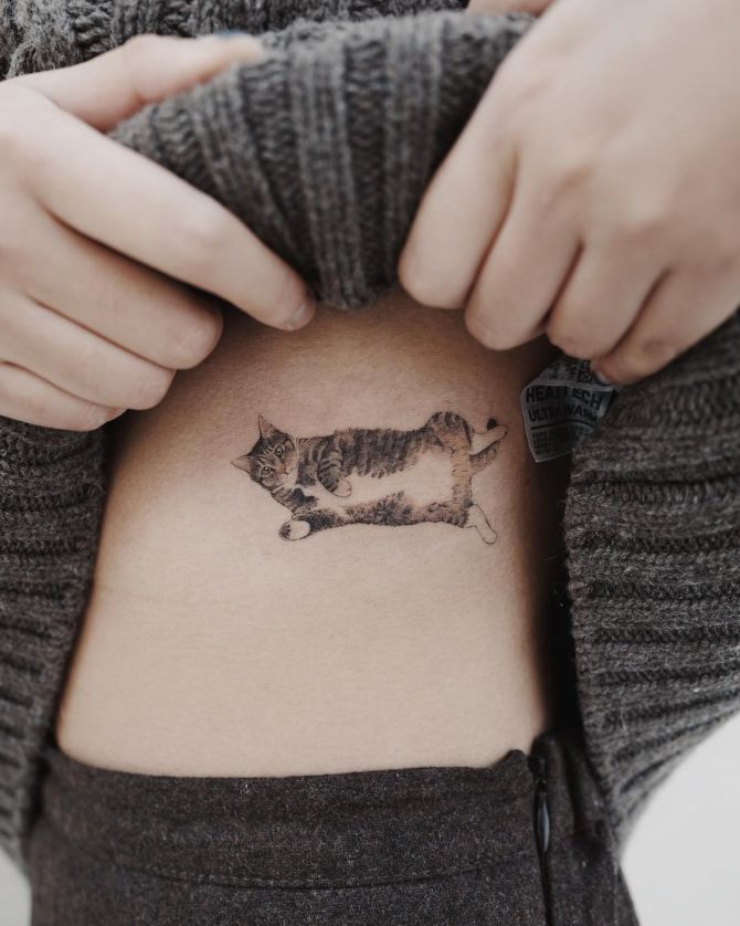 minimalist animal tattoos