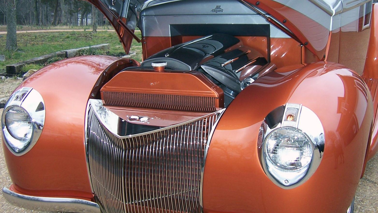 1941 FORD PICKUP SUN BURST ORANGE