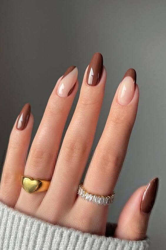 20+ Manicures Bring New Definitions To The Brown Fashion Trend - 169