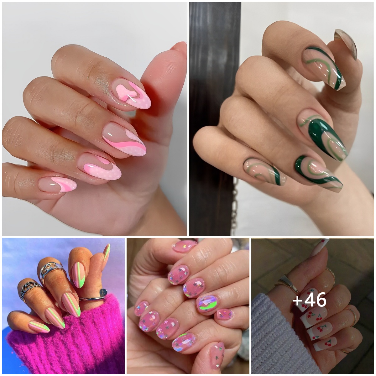 From bold colors to dazzling rhinestones, get inspired and copy these gorgeous looks for your next manicure appointment. Embrace the nostalgia of the early 2000s with a modern twist