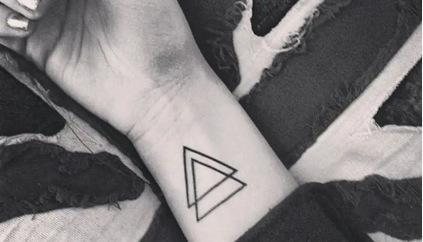 Double Triangle Tattoo