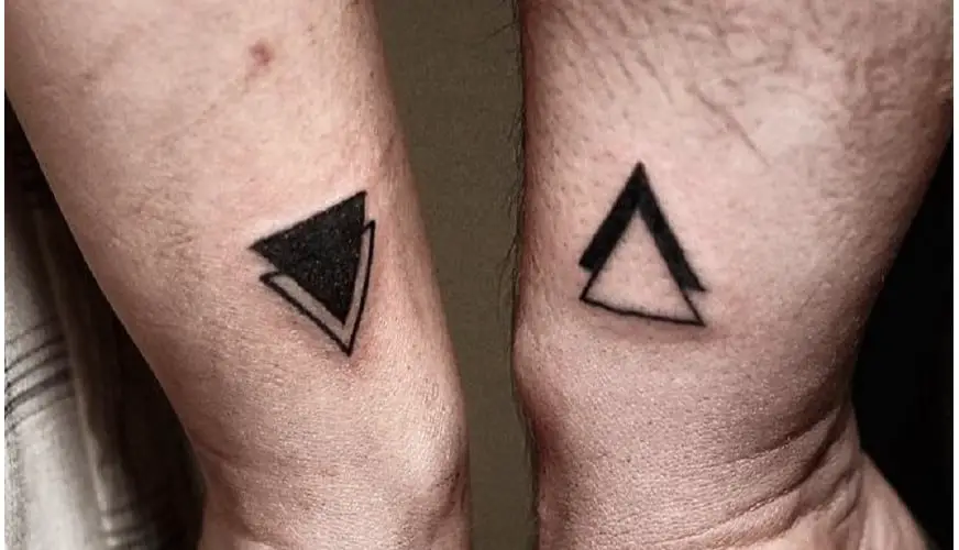 Double Triangle Tattoo